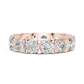 Round Cut Lab Grown Diamond Eternity band