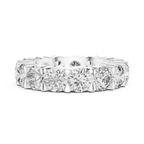 Round Cut Lab Grown Diamond Eternity band