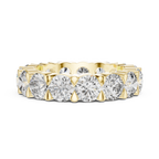 Round Cut Lab Grown Diamond Eternity band