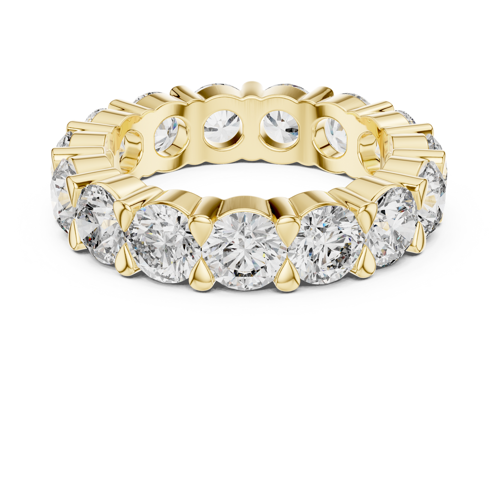 Round Cut Lab Grown Diamond Eternity band