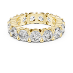 Round Cut Lab Grown Diamond Eternity band