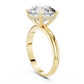 Round Cut Diamond Hidden Halo Engagement Ring