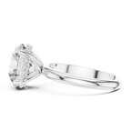 Round Cut Diamond Hidden Halo Engagement Ring