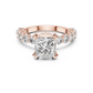 Princess Cut Dazzling Diamond Engagement Ring