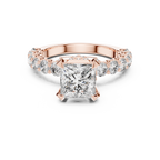 Princess Cut Dazzling Diamond Engagement Ring