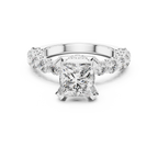 Princess Cut Dazzling Diamond Engagement Ring