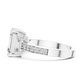 Emerald Cut Three Stone Engagement Ring