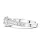 Round And Bag Solitaire Diamond Engagement Ring