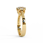 Round Cut Lab Diamond Solitaire Engagement Ring