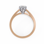 Heart Shaped Lab Diamond Solitaire Engagement Ring