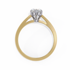Heart Shaped Lab Diamond Solitaire Engagement Ring