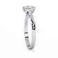 Heart Shaped Lab Diamond Solitaire Engagement Ring