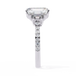 Emerald Cut Lab Diamond Three Stone Ring