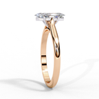 Marquise Cut Lab Diamond Solitaire Ring