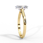 Marquise Cut Lab Diamond Solitaire Ring
