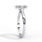 Marquise Cut Lab Diamond Solitaire Ring
