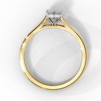 Marquise Cut Lab Diamond Solitaire Ring