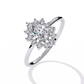 Oval Cut halo Lab Diamond Engagement Ring With Solid Gold
