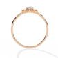 Oval Cut halo Lab Diamond Engagement Ring With Solid Gold