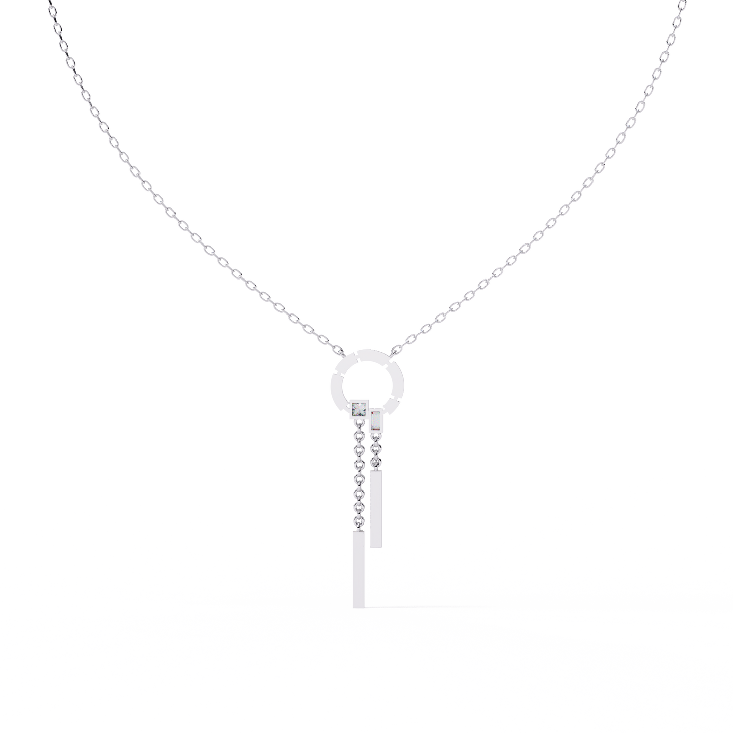 Multi Shape Lab Grown Diamond Necklace