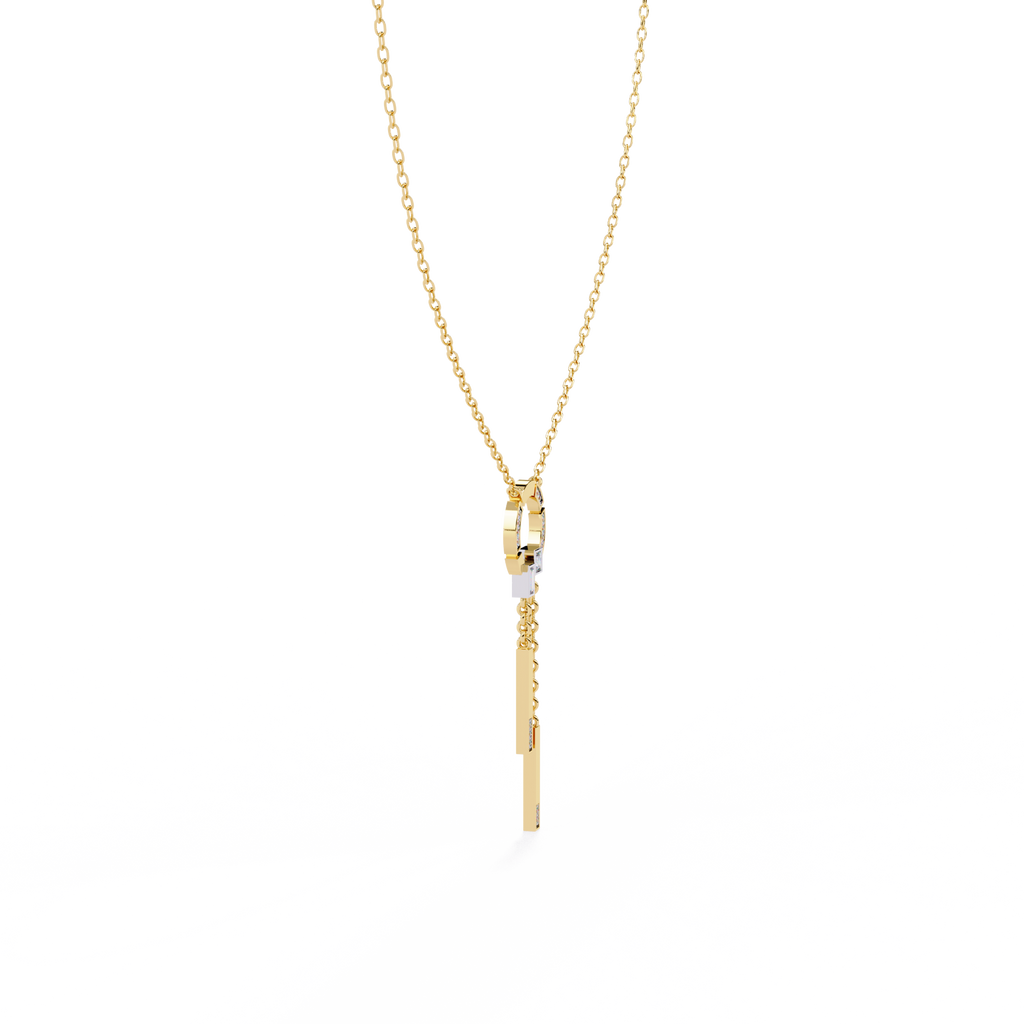Multi Shape Lab Grown Diamond Necklace