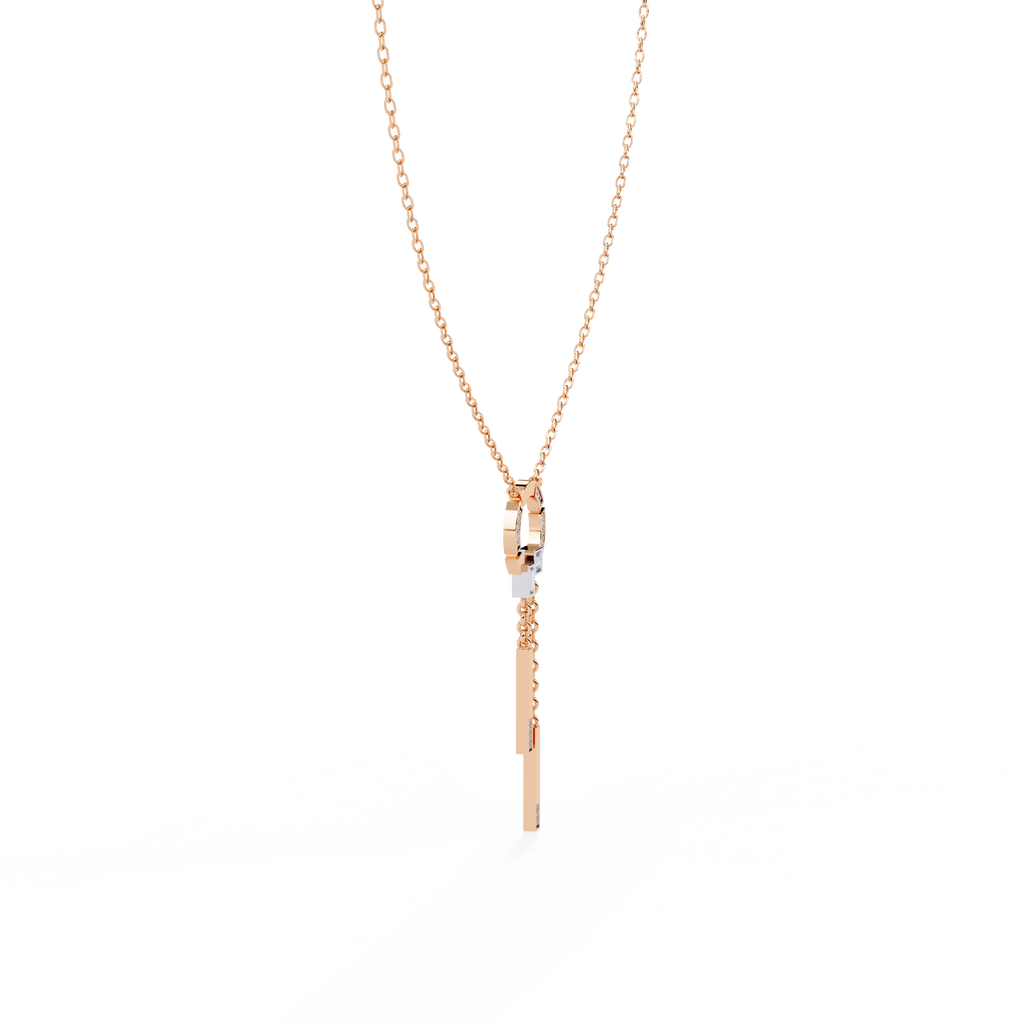 Multi Shape Lab Grown Diamond Necklace