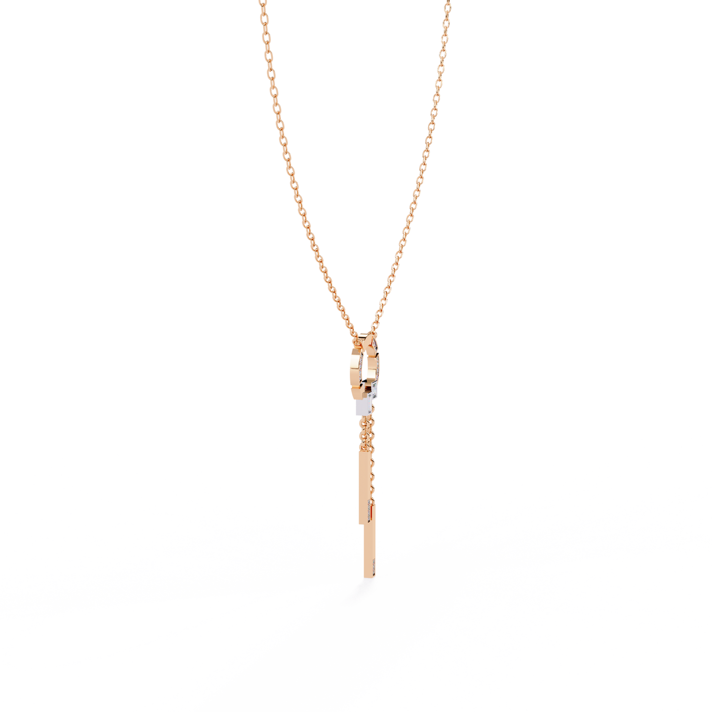 Multi Shape Lab Grown Diamond Necklace