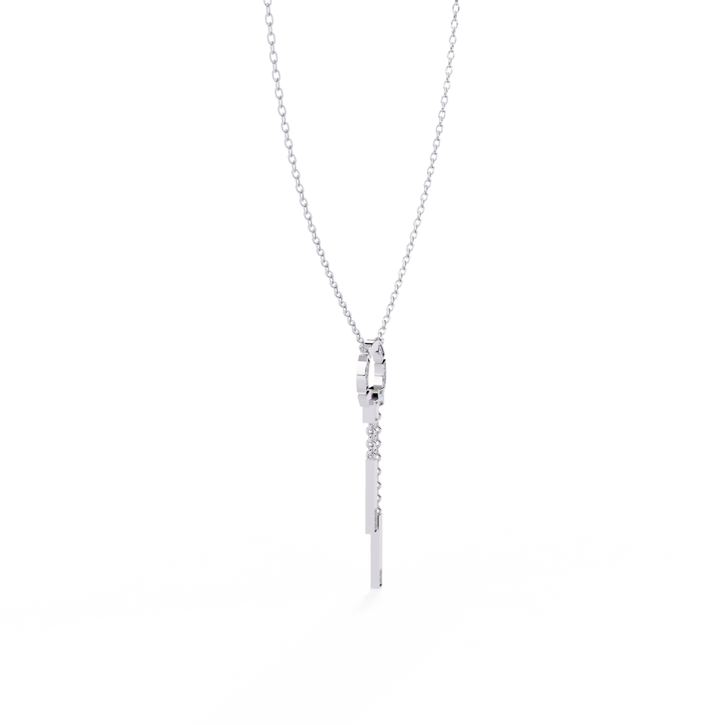 Multi Shape Lab Grown Diamond Necklace