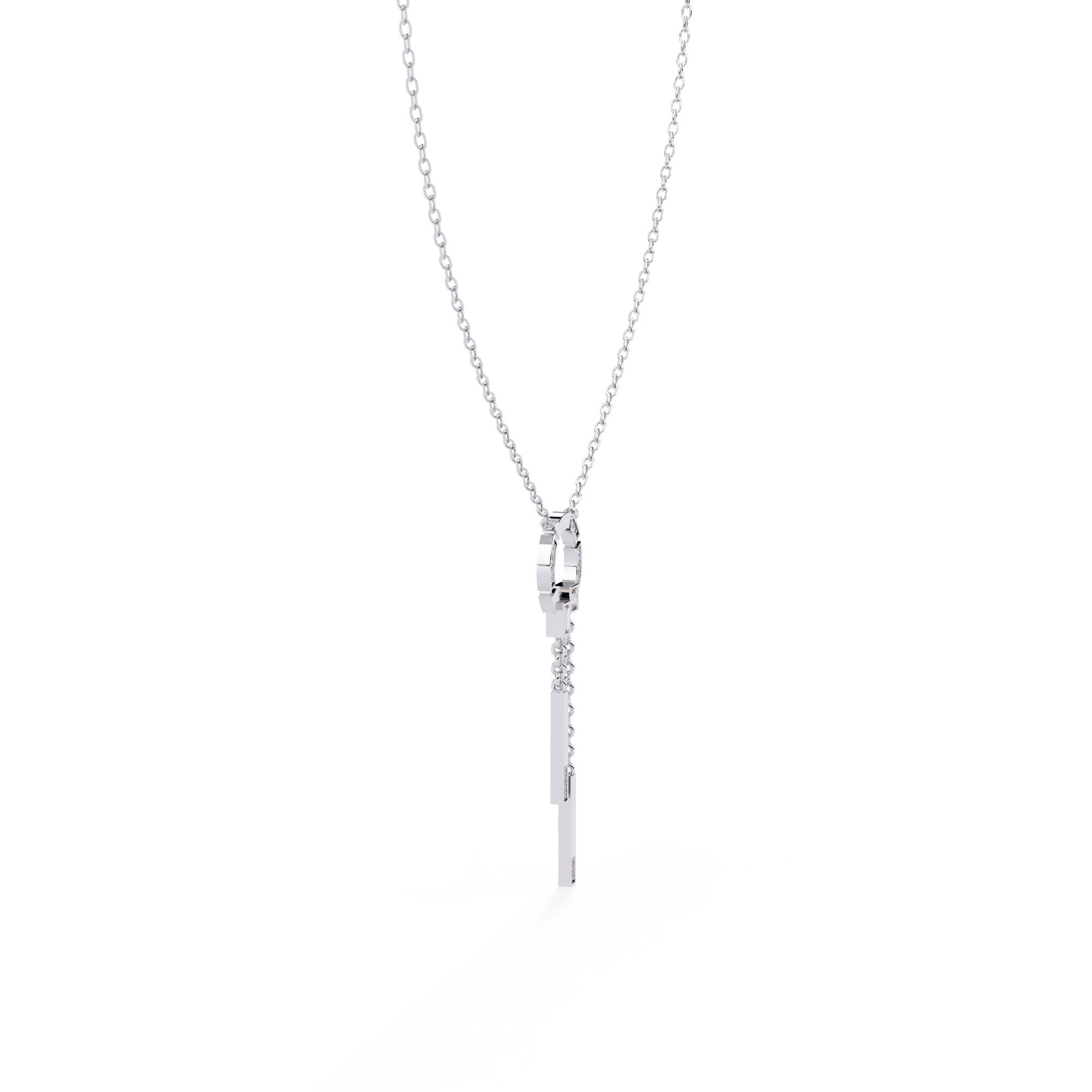 Multi Shape Lab Grown Diamond Necklace