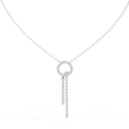 Multi Shape Lab Grown Diamond Necklace