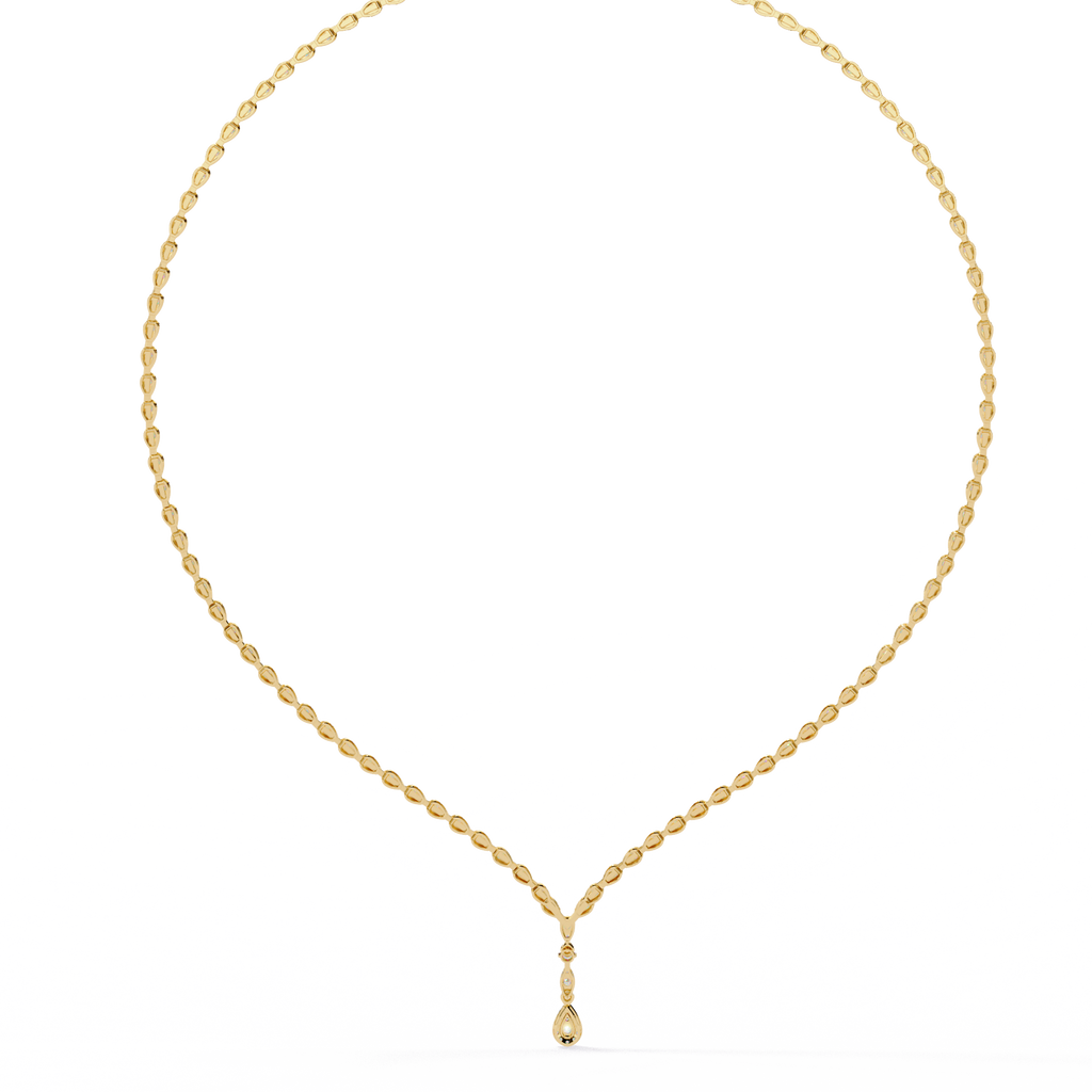 4.50 Carat Round Cut Lab Diamond Tennis Necklace