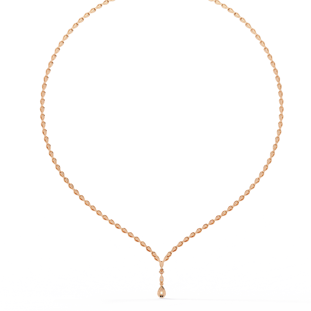 4.50 Carat Round Cut Lab Diamond Tennis Necklace