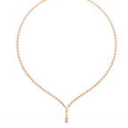 4.50 Carat Round Cut Lab Diamond Tennis Necklace