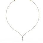 4.50 Carat Round Cut Lab Diamond Tennis Necklace