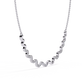 Round Shaped Lab Diamond Twisted Necklace