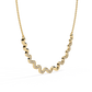 Round Shaped Lab Diamond Twisted Necklace