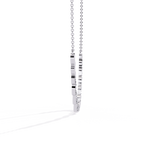 Round Shaped Lab Diamond Twisted Necklace