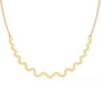 Round Shaped Lab Diamond Twisted Necklace