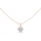 1 Carat Round Cut Lab Diamond Solitaire Pendant