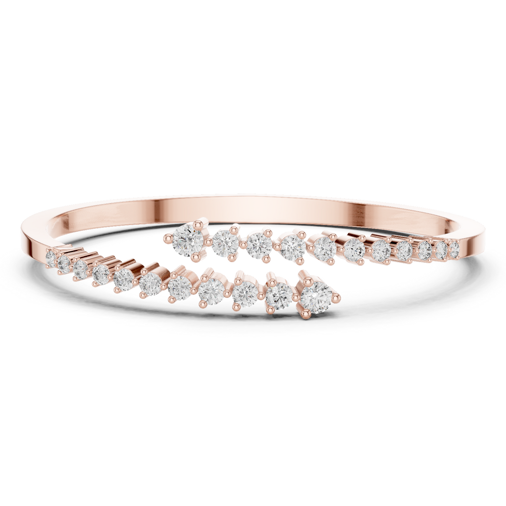Luxury Round Cut Lab Diamond Bracelet