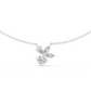 Multi Shape Lab Diamond Floral Pendant