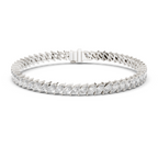 Marquise Cut Lab Diamond Tennis Bracelet