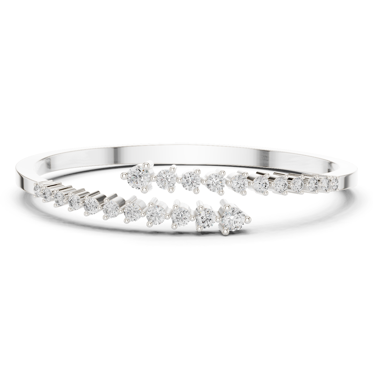 Luxury Round Cut Lab Diamond Bracelet