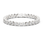 Cluster Round Diamond Bezel set Bracelet