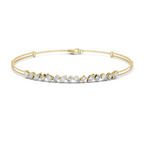 Brilliant Cut Diamond Classic Twin Chain Bracelet