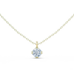 1 Carat Round Cut Lab Diamond Solitaire Pendant