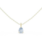 1 Carat Pear Cut Lab Diamond Solitaire Pendant