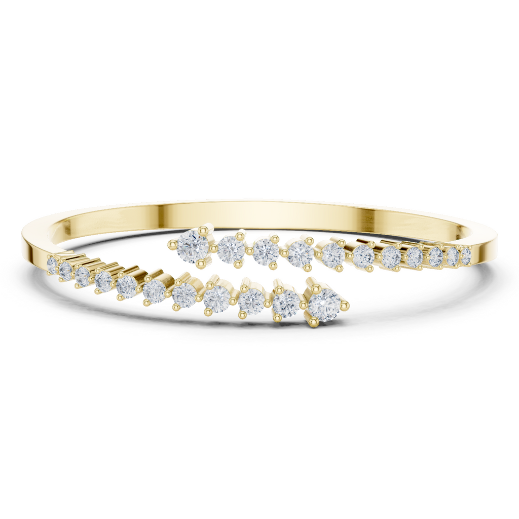 Luxury Round Cut Lab Diamond Bracelet