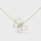 Butterfly Round Cut Lab Diamond Pendant