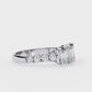 Emerald Cut Lab Diamond Three Stone Engagement Ring